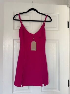 slim fit dress slacks Otillie Rose Halter Mini Dress - White